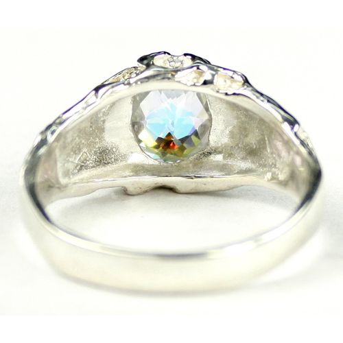 Mercury Mist Topaz, 925 Sterling Silver Men's Ring, SR168