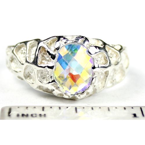 Mercury Mist Topaz, 925 Sterling Silver Men's Ring, SR168