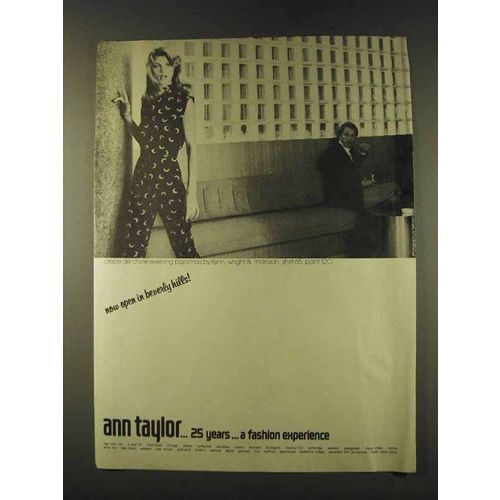 1979 Ann Taylor Pajamas Ad - fenn, wright & manson