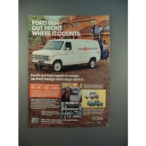 1981 Ford Van Ad - Out Front Where it Counts