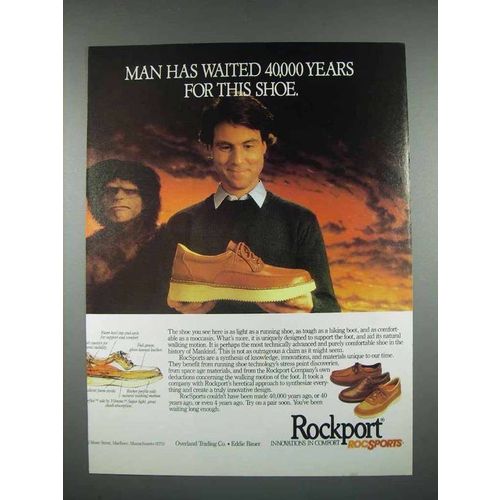 1983 Rockport RocSports Shoes Ad - Man Waited Years