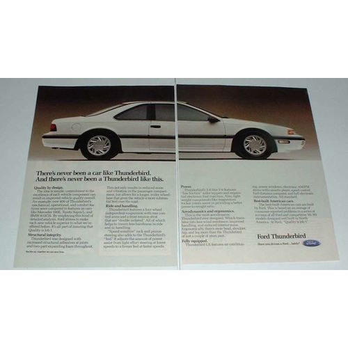 1990 Ford Thunderbird Car Ad - Never Like This