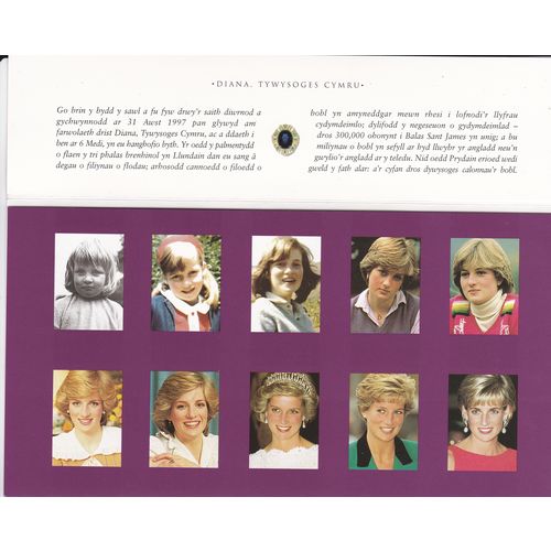1997 Diana Princess of Wales - Welsh Language Presentation Pack