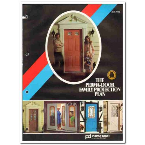 AMERICAN STANDARD INC 1982 Perma-Door protection plan vintage catalog