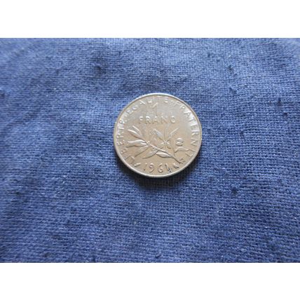 1961 FRANCE 1 FRANC COIN.