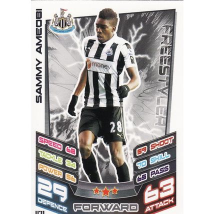 Match Attax Extra 2012/2013 U31 Sammy Ameobi Newcastle United