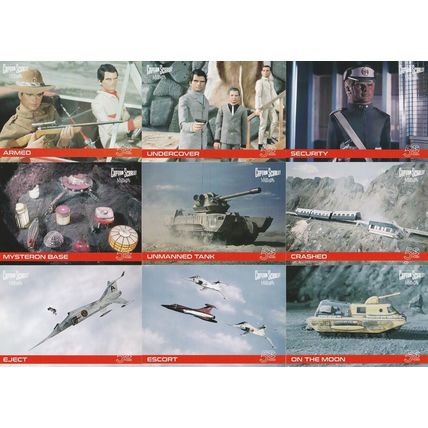 Captain Scarlet 50 Years Full 36 Card Base Set Trading Cards Unstoppable Cards