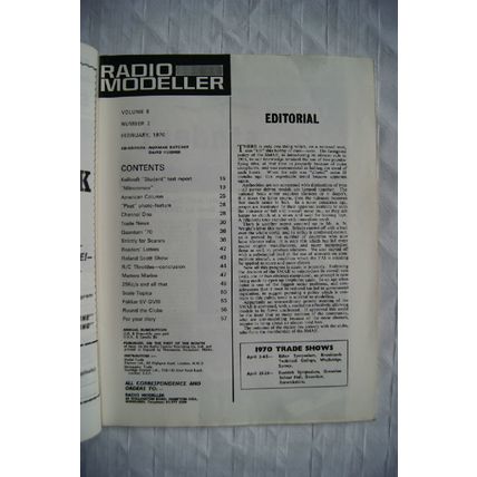 1970 Radio Modeller Magazine - February