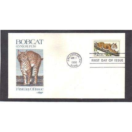 FDC Artmaster 2482 $2.00 Bobcat (Cachet-U/A) CV40503