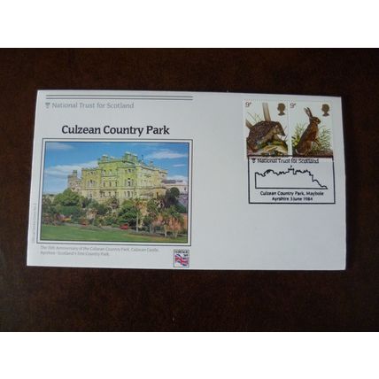 1984 National Trust Culzean Country Park Pilgrim Cover Special Maybole hedgehog