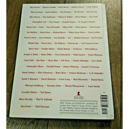 Marlo Thomas & Friends Book CD Set Thanks & Giving All Year Long St.Jude Kids
