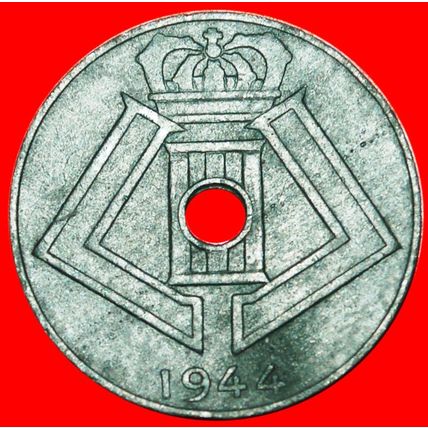OCCUPATION BY GERMANY ~ DUTCH: BELGIUM★ 10 CENTIMES 1944★LOW START★NO RESERVE