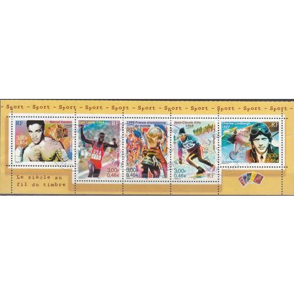 France 2000 Michel 3453 - 3457 O Cote (2008) 6.00 € Le sport Cachet rond