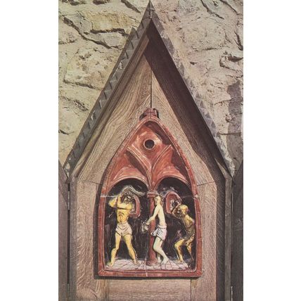2nd Sorrowful Mystery The Scourging Crucifixion Kent Postcard