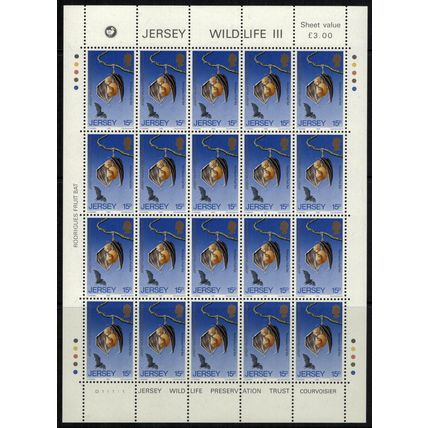 ZAYIX - Great Britain Jersey 217-221 MNH sheets Wildlife Preservation 072422SL10