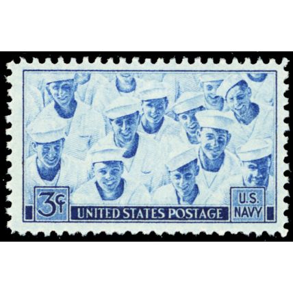 U.S. Navy One PACK OF TEN 3 Cent Postage Stamps Scott 935
