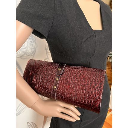 Olga Berg Clutch Womens Handbag