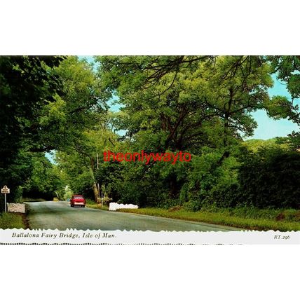 Ballalona Fairy Bridge, Isle Of Man, Valentines Postcard, 1960s?