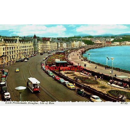 Loch Promenade, Douglas, Isle Of Man, Valentines Postcard, 1960s?