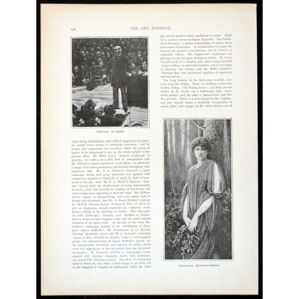 CLEMENCEAU - THE SORCERESS 1893 Jean-François Raffaëlli - Graham Robertson PAGE