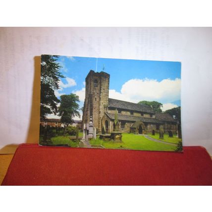 THE PARISH CHURCH, WHALLEY, LANCASHIRE. unused postcard =