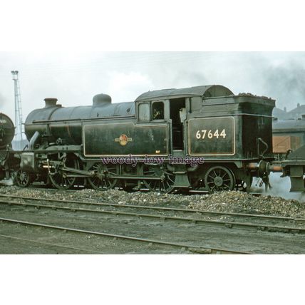 pu3397 - Engine No.67644, at Eastfield Shed in Glasgow - photograph 6x4