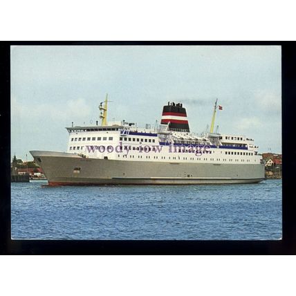 FE3126 - Danish Ferry - Povi Anker , built 1979 - postcard