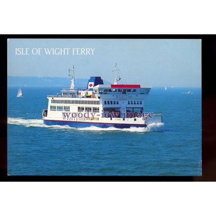 FE3431 - Portsmouth to Isle of Wight Ferry - St Faith , built 1990 - postcard