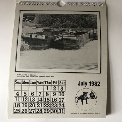 BLACK COUNTRY SOCIETY 1982 Calendar GC Okker Hill Power Station Cobbs Engine VG