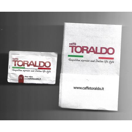 Tovagliolino da Caffè e Bustina Zucchero Vuota - Toraldo