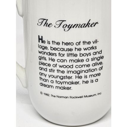 1982 Norman Rockwell Collector Cup - The Toymaker