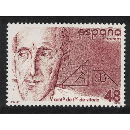 Spain Francisco de Vitoria jurist 1987 MNH SG#2899