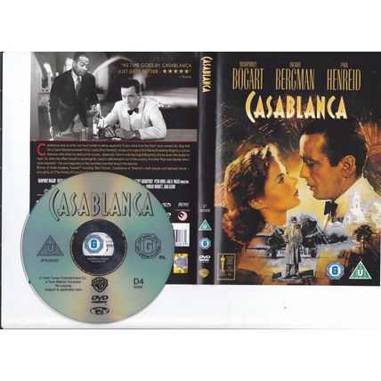 DVD £1 - Humphrey Bogart CASABLANCA - Disc And Sleeve Only £1 £1