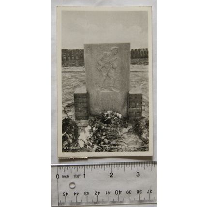 1958 postcard Weskapelle, Gedenkteken Landingsplaats - Military Mermorial