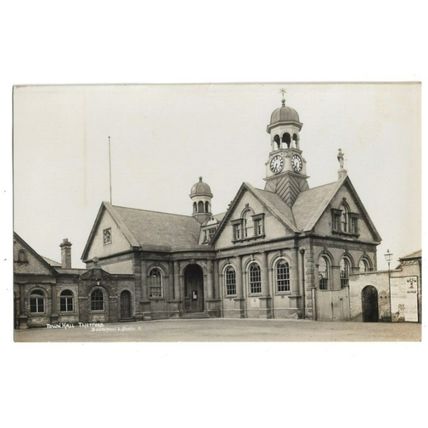 Thetford, Town Hall, Norfolk, RP Postcard.