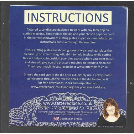 Tattered Lace. Pearl & Flower Swag Die. Die Cutting Cardmaking Scrapbooking