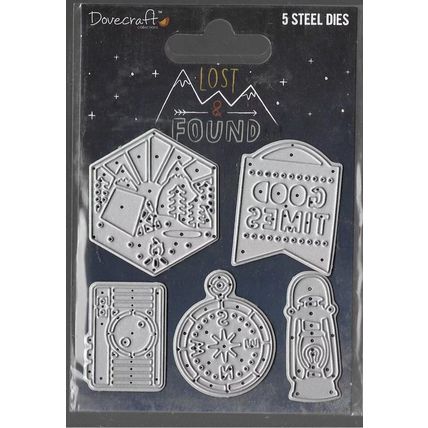 Dovecraft. Lost & Found Die Set. Die Cutting Cardmaking Scrapbooking Crafts