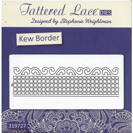Tattered Lace. Kew Border Die. Die Cutting Cardmaking Scrapbooking Crafts