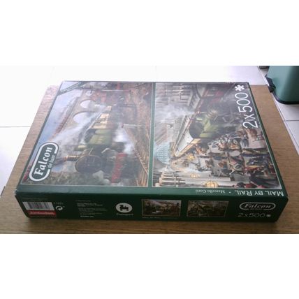 MAIL BY RAIL by Marcello Corti Jigsaw Puzzles (2 x 500 Piece SEE NOTES) 2020