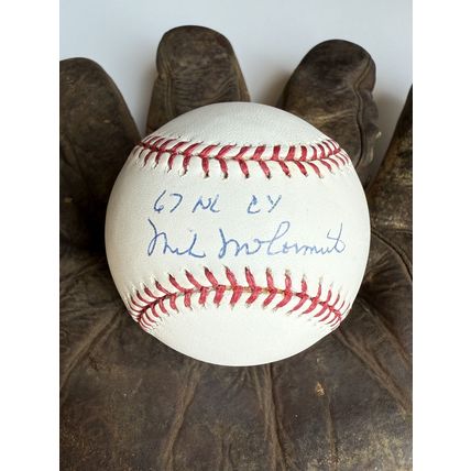 Mike McCormick Signed Autographed Official Major League (OML) Baseball: TriStar