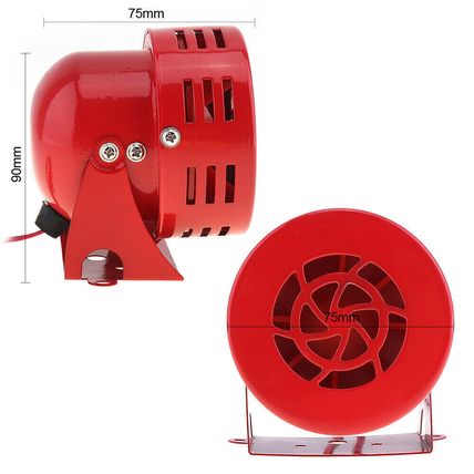 12V Air Raid Siren Motorcycle Boat Truck Motor Driven Horn Alarm UK Stock