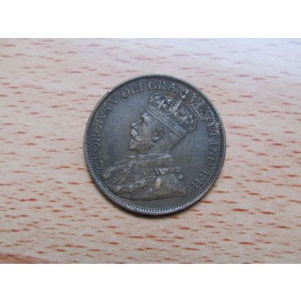 1912 King George v 1 Cent Canada Coin