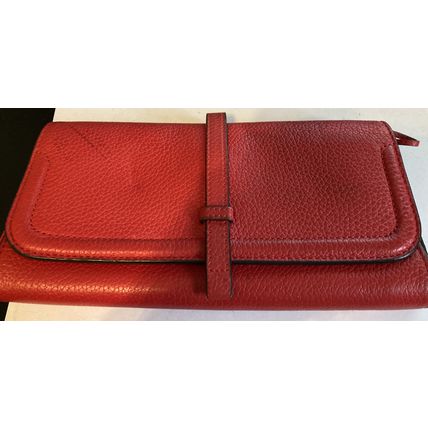 Annabell Ingall Red Leather Clutch\Wallet