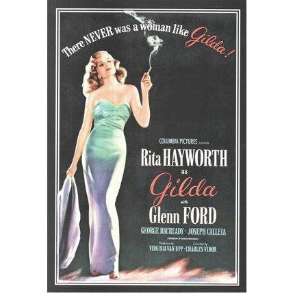 Rita Hayworth as Gilda ! Glenn Ford :- FILM "POSTER" PICTURE ~ POST FREE