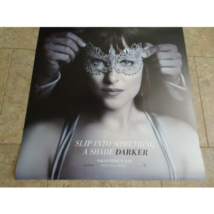 Fifty Shades Darker - Movie Poster with Jamie Doran and Dakota Johnson - Advance