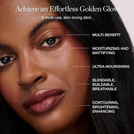 Ogee Sculpted Face Stick (OBSIDIAN - MATTE DEEP BRONZE) Certified Organic Bronze