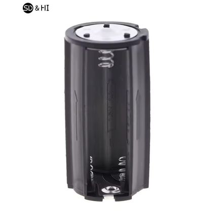 Qty 3 AA To D SERIES Battery Converter Holder Adapter Box Case usb rechargeable