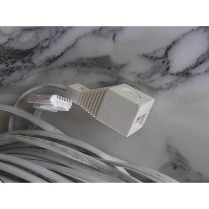 20m Telephone Extension Cable BT Plug Socket Phone Lead 431A male female no-RJ11