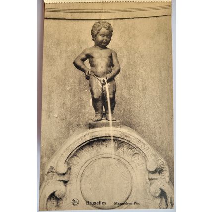Postcards Brussels, Belgium. Book of 10. Unposted