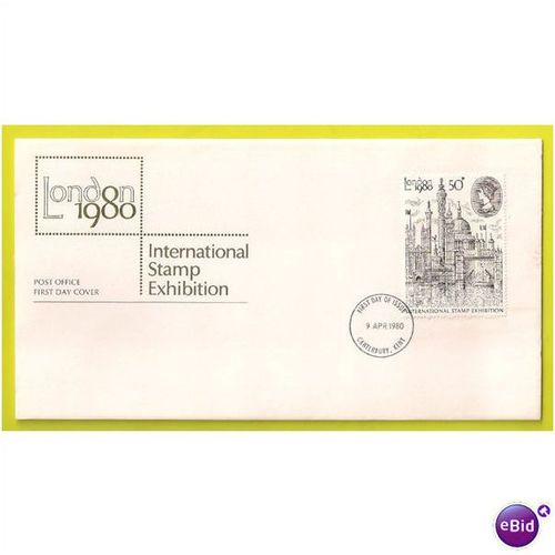 First Day Cover London 1980 International Stamp Exhibition